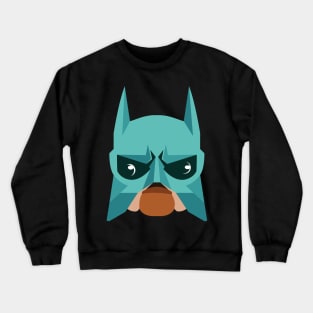 Bat Dog Ready for Action Crewneck Sweatshirt